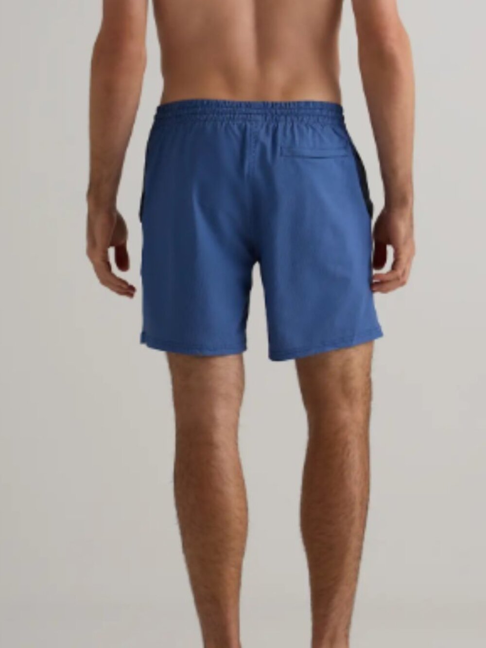 Quince Italian Swim Trucks Navy Tonal Stripe - M - Picture 2 of 7